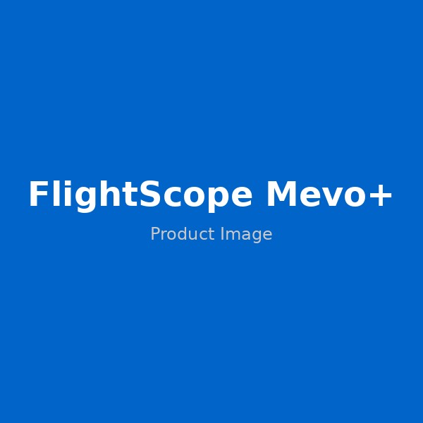 FlightScope Mevo+ premium golf launch monitor with measured spin rates